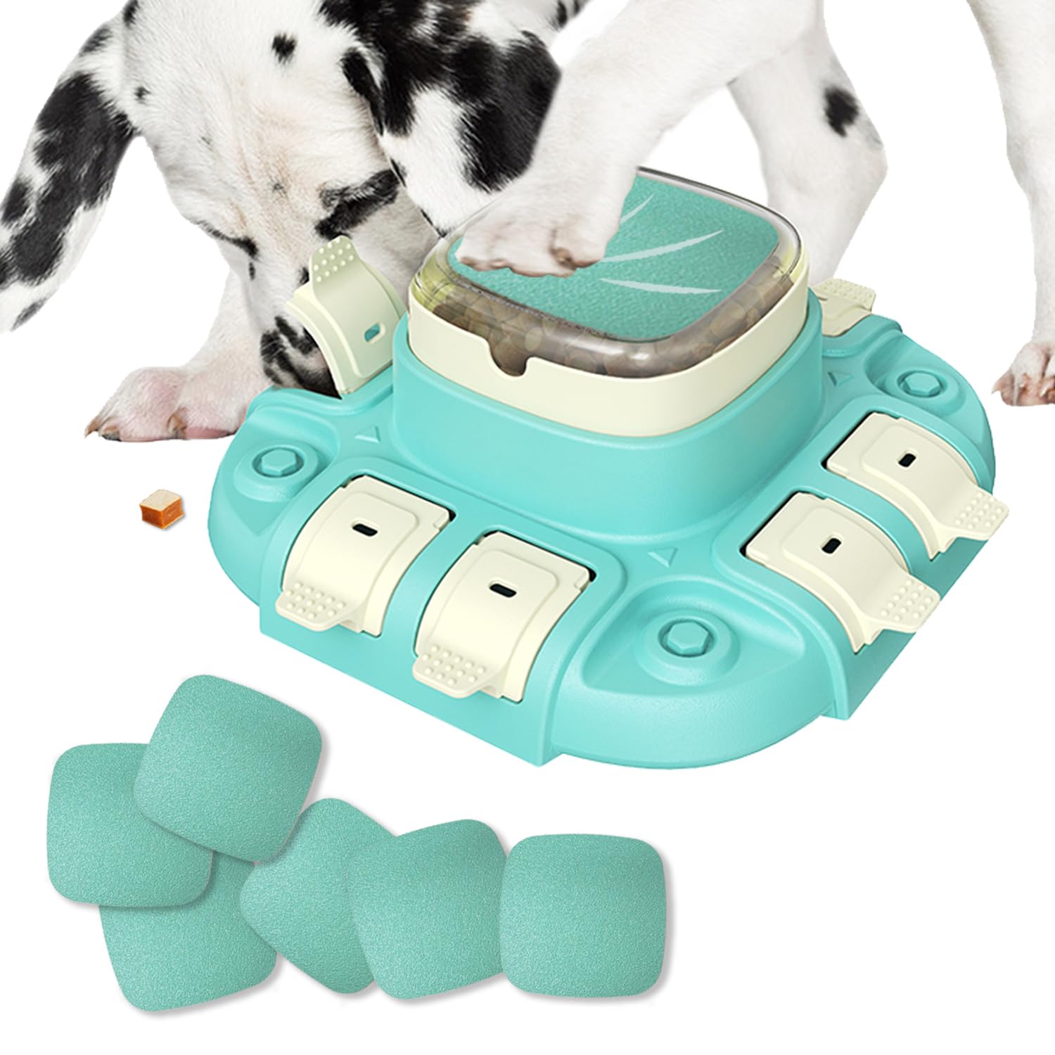 LAIDOLAILA Dog Puzzle Toy Dog Treat Puzzle Feeder Dog Interactive Toys for IQ Training and Mental Stimulating Dog Enrichment Toys Dog Food Puzzle Slow Feeder for All Breeds Dog Games